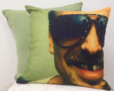 NNEDSZ Toothless Dude Face with Sunglasses Cushion Cover