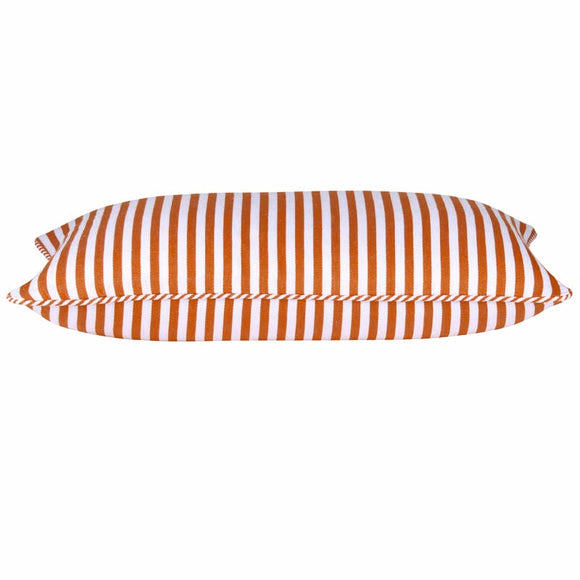NNEDSZ Orange & White Cushion Cover