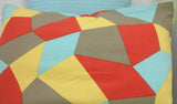 NNEDSZ Pack of 4 Geo Beige Geometric Design 40x60cm Rectangle Cushion Covers