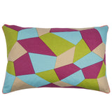 NNEDSZ Pack of 4 Geo Green Geometric Design Rectangle 40x60cm Cushion Covers