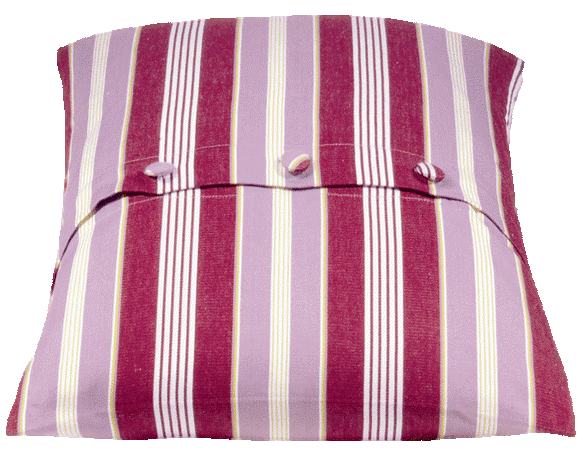 NNEDSZ Fuchsia 50x50cm Striped Cushion Cover