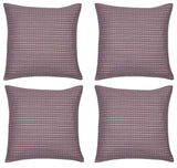 NNEDSZ Pack of 4 Fern Rose Soft Pink & White 50x50cm Cushion Covers. Made In Europe.