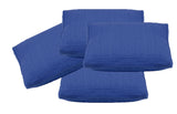 NNEDSZ Pack of 4 Classic Sky Blue Large 56x56cm Box Sided Cushion Cover Chair pad covers