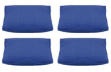 NNEDSZ Pack of 4 Classic Sky Blue Large 56x56cm Box Sided Cushion Cover Chair pad covers