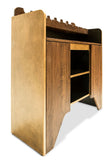 NNEDSZ Contemporary Wooden Drinks Cabinet Wine Rack with Bottle Holders