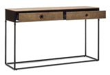 NNEDSZ Contemporary Golden Black Hallway Console Table with Drawers