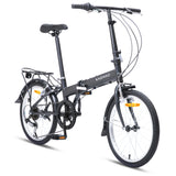 NNEDSZ Progear Bikes Nomad Folding Bike 20" in Grey