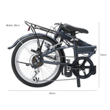 NNEDSZ Progear Bikes Nomad Folding Bike 20" in Grey