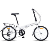 NNEDSZ Progear Bikes Nomad Folding Bike 20" in Pearl White