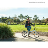 NNEDSZ Progear Bikes Nomad Folding Bike 20" in Pearl White