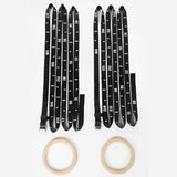 NNEDSZ Gym Ring Pair FIG Spec with Markings 28mm