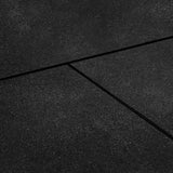 NNEDSZ 50mm Commercial Dual Density Rubber Gym Floor Tile Mat (1m x 1m)
