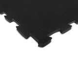 NNEDSZ 10mm Commercial Interlocking Rubber Gym Tile Mat (1m x 1m) - Set of 36