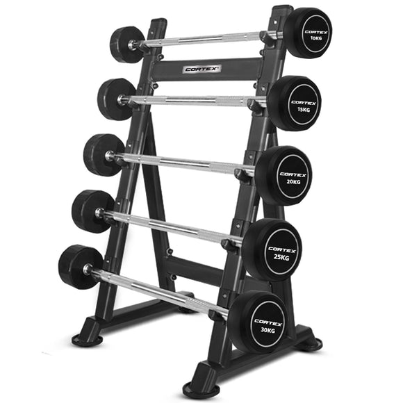 NNEDSZ 100kg Series Fixed Barbell Set with Stand