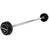 NNEDSZ 100kg Series Fixed Barbell Set with Stand