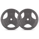 NNEDSZ BN-11 Exercise FID Bench + 79kg Standard Tri-Grip Weight Plate and Dumbbell Package