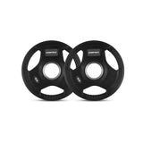 NNEDSZ BN-11 Exercise FID Bench + 85kg Olympic Tri-Grip Weight Plate and Dumbbell Package
