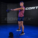 NNEDSZ CORTEX Revolock V2 24kg Adjustable Steel Dumbbell Barbell Kettlebell All-in-One (Single)