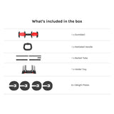 NNEDSZ CORTEX Revolock V2 24kg Adjustable Steel Dumbbell Barbell Kettlebell All-in-One (Single)