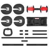 NNEDSZ CORTEX Revolock V2 24kg Adjustable Steel Dumbbell Barbell Kettlebell All-in-One (Single)