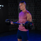 NNEDSZ CORTEX Revolock V2 48kg Pair Set Adjustable Steel Dumbbell Barbell Kettlebell All-in-One