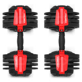 NNEDSZ CORTEX Revolock V2 48kg Adjustable Dumbbell + Barbell + Kettlebell All-in-One Set with Stand (24kg Pair)