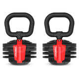 NNEDSZ CORTEX Revolock V2 48kg Adjustable Dumbbell + Barbell + Kettlebell All-in-One Set with Stand (24kg Pair)