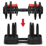 NNEDSZ CORTEX Revolock V2 80kg Pair Set Adjustable Steel Dumbbell Barbell All-in-One