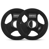 NNEDSZ SR-10 Squat Rack Package + 100kg Olympic Tri-Grip Weight Plates Package