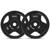 NNEDSZ SR-10 Squat Rack Package + 100kg Olympic Tri-Grip Weight Plates Package