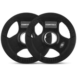 NNEDSZ 5kg Tri-Grip Olympic Plates 50mm (Pair)