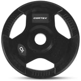 NNEDSZ 10kg Tri-Grip Olympic Plates 50mm (Pair)