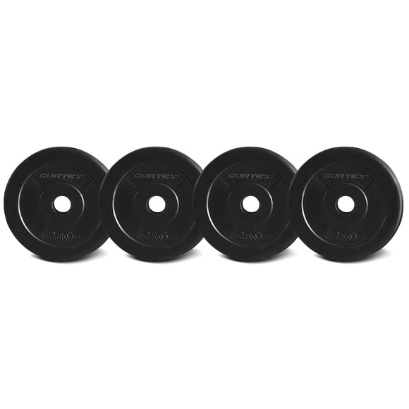 NNEDSZ 2.5kg EnduraShell Standard Weight Plates 25mm (Set of 4)