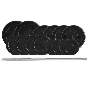 NNEDSZ 65kg EnduraCast Barbell Weight Set