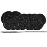 NNEDSZ 65kg EnduraCast Barbell Weight Set