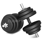 NNEDSZ 85kg EnduraShell Barbell & Dumbbell Weight Set
