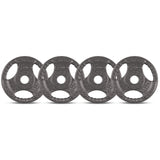 NNEDSZ 1.25kg Tri-Grip Standard Plates 25mm (Set of 4)