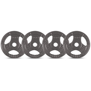 NNEDSZ 2.5kg Tri-Grip Standard Plates 25mm (Set of 4)