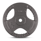 NNEDSZ 10kg Tri-Grip Standard Plates 25mm (Pair)