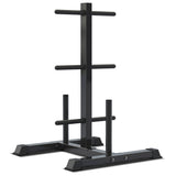 NNEDSZ 90kg Tri-Grip Standard Barbell Weight Set with Weight Tree 25mm