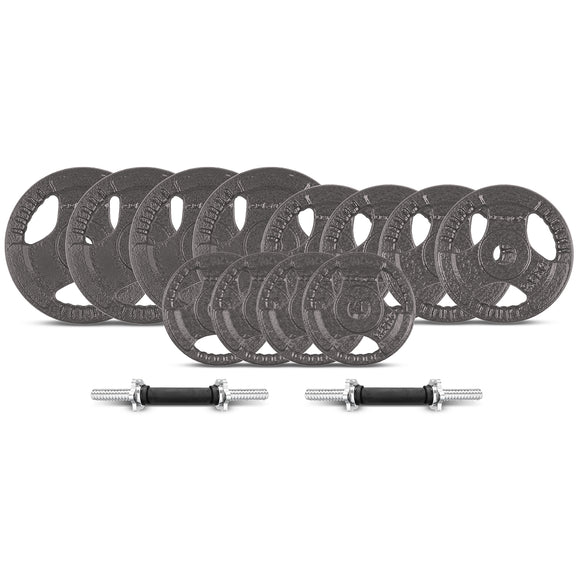 NNEDSZ 40kg Dumbbell Standard Weight Set 25mm