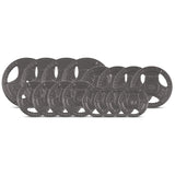 NNEDSZ 75kg Tri-Grip 25mm Standard Weight Plate Set