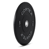 NNEDSZ 5kg Black Series V2 50mm Rubber Olympic Bumper Plate (Pair)