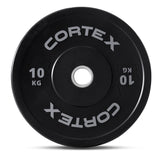 NNEDSZ 10kg Black Series V2 50mm Rubber Olympic Bumper Plate (Pair)