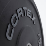 NNEDSZ 15kg Black Series V2 50mm Rubber Olympic Bumper Plate (Pair)