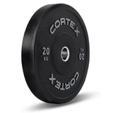 NNEDSZ 20kg Black Series V2 50mm Rubber Olympic Bumper Plate (Pair)
