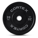 NNEDSZ 20kg Black Series V2 50mm Rubber Olympic Bumper Plate (Pair)