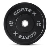 NNEDSZ 25kg Black Series V2 50mm Rubber Olympic Bumper Plate (Pair)
