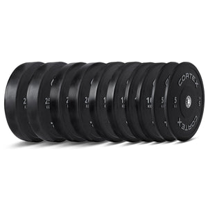 NNEDSZ 150kg Black Series V2 Rubber Olympic Bumper Plate Set 50mm
