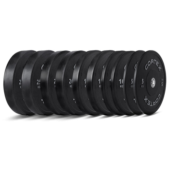 NNEDSZ 150kg Black Series V2 Rubber Olympic Bumper Plate Set 50mm